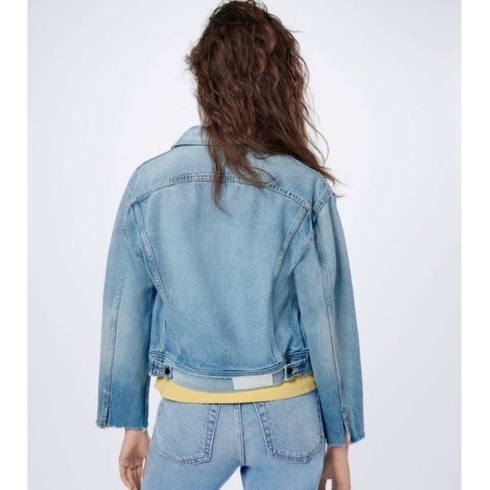 Re/Done 70s Rodeo Retro Denim Jacket Light Worn 9 NWT Vintage Vibe - Picture 3 of 16